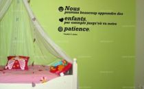 citation murale enfant