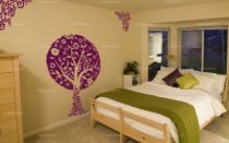 Sticker arbre f�erique d�coup� � la forme dans vinyle de couleur unie. Ce sticker original vous fera r�ver gr�ce � ses  diff�rents motifs qui le compose, avec ce dernier votre int�rieur resplendira.\r\nAttention, un futur MUST!!.