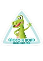 Sticker automobile Croco � bord