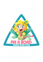 Sticker automobile F�e � bord