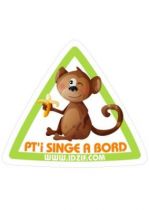 Sticker automobile Pt\'i Singe � bord