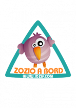 Sticker automobile Zozio � Bord