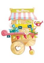 Sticker charriot des fleurs.