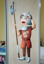 Sticker chevalier Tristan