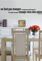 Sticker citation : Il ne faut pas manger tes ongles (...), mange ceux des autres