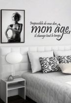 Sticker citation : Impossible de vous dire mon �ge, il change tout le temps