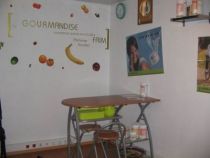 Sticker citation : La gourmandise commence quand on n'a plus faim