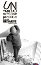 Sticker citation \" un tableau...\" de Pablo Picasso. Sticker adh�sif d�coup�s � la forme dans vinyle de couleur unie, ce visuel trouvera une place de choix dans votre int�rieur. Id�al pour les artistes en herbes.