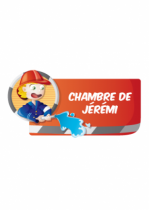 Sticker D�co pompier � personnaliser
