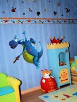 Sticker le dragon bleu en vente sur idzif.com