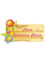 Sticker fleurs � personnaliser.