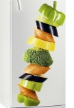Sticker frigo. Sticker brochette l�gumes. D�coration de frigidaire imprim� sur vinyle adh�sif. iDzif.com r�invente la d�co pour le frigo et vous propose une nouvelle mani�re de d�corer votre cuisine. Ce sticker frigo peut se poser sur toutes autres surfaces lisses de votre choix.