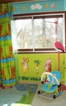 sticker herbe jungle