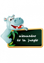 Sticker hippopotame � personnaliser