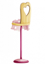 Sticker le tabouret c�leste. Imprim� sur adh�sif avec d�coupe � la forme.