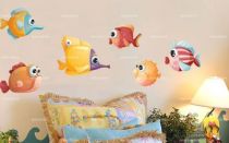 Sticker les poissons corail