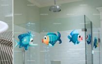 Sticker les poissons lagons.