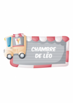 Sticker marchand de glace � personnaliser