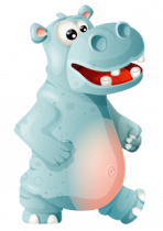 Sticker Monsieur Hippo.
