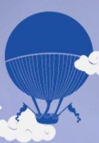 Sticker montgolfi�re