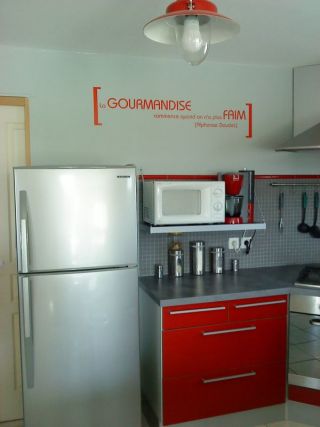 un sticker pour la d�co de votre cuisine afin de partager votre gourmandise