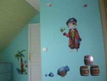 sticker palmier pour  chambre enfant en vente sur Idzif.com