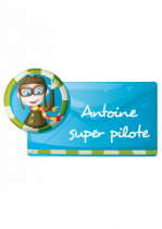Sticker pilote � personnaliser