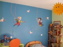 Stickers pirate Capitaine Alphonse pour d�corer une chambre d\'enfant en exclusivit� sur Idzif.com