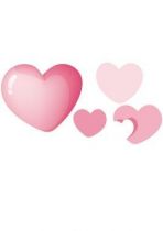 Sticker planche de coeur