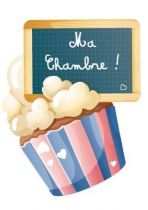 Sticker pot de popcorn personnalisable.