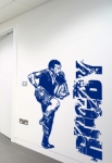 Stickers rugby id�al pour d�corer le vestiaire de votre �quipe favorite.