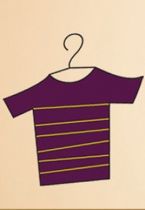 Sticker T-Shirt sur cintre.