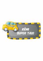 Sticker taxi � personnaliser