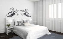 sticker t�te de lit anglaise double