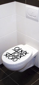 stickers abattant WC. Le sticker morpions est d�coup� dans un vinyle adh�sif de couleur unis. iDzif vous propose une nouvelle fa�on originale de d�corer vos abattants de toilettes en vous proposant ces stickers WC. Fa�te du petit coin un endroit des plus tendances.

