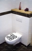 Stickers abattant WC