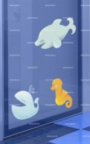 stickers muraux ocean