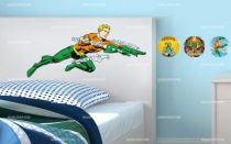 Stickers Aquaman bulles d\'eau