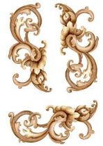 stickers ornement baroque
