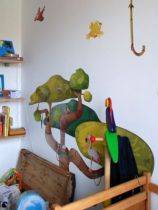 stickers arbre jungle