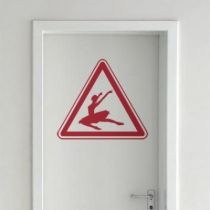 Stickers Attention Danseuse