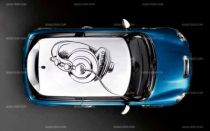 Stickers auto casque