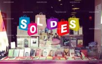 Stickers autocollant soldes