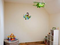 stickers avion chambre bebe