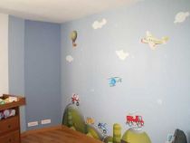 stickers avion enfant