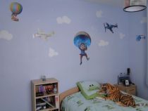 stickers avions enfant