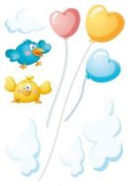 Stickers ballons et poussins
