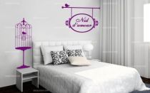 stickers muraux baroque cage