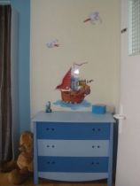 Stickers bateau pirate pour d�corer la chambre de votre enfant. En vente sur Idzif.com