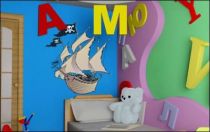 Le stickers bateau corsaire pour d�corer une chambre d\'enfant